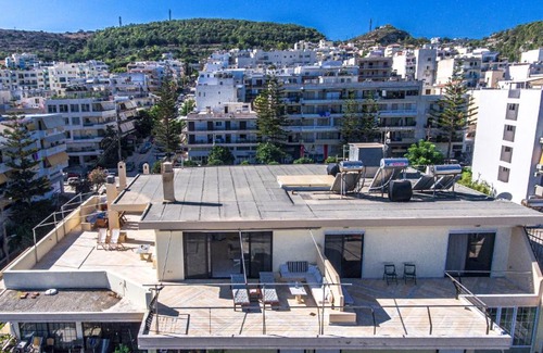 Rethymno Apartment | Spectacular Penthouse Apt at Rethymnon Beach