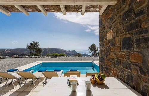 Vizari Villa | Splendid Crete Villa | Villa Nikos | Private Furnished Terrace & Access