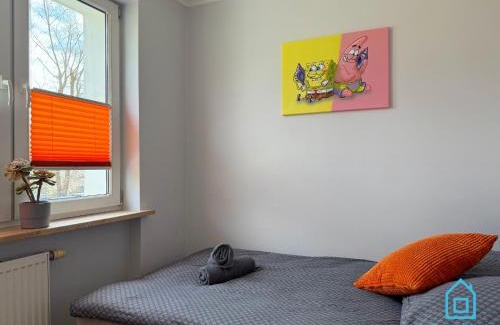 Siedlce House | Spongebob Room 10 Min to Old Town Gdańsk,PKP & Shopping Mall