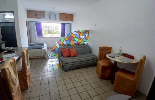 Jatiuca Apartment | Stúdio com restaurante, mini-mercado, academia, vista praia, piscina - Apto 508