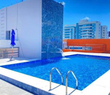 Jatiuca Apartment | Stúdio com restaurante, mini-mercado, academia, vista praia, piscina - Apto 508