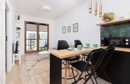Nowy Port Apartment | Starowiejska 54 | Charming Apartment | Balcony