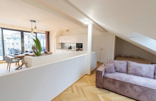 Zizkov Apartment | Stay Inn | Unique Duplex w/AC, 2 BDR and Terrace