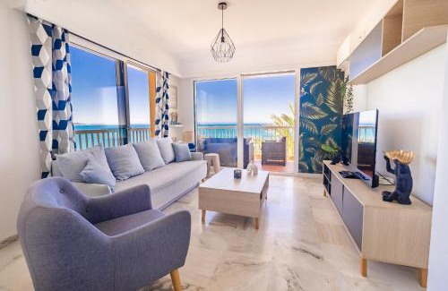 Menton Apartment | Stella Mare-Vue mer-clim-terrasse