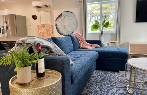 Westport House | Steps to Beach! New 3BR Home - AC- Hot Tub - EV Charger - Fire Pit