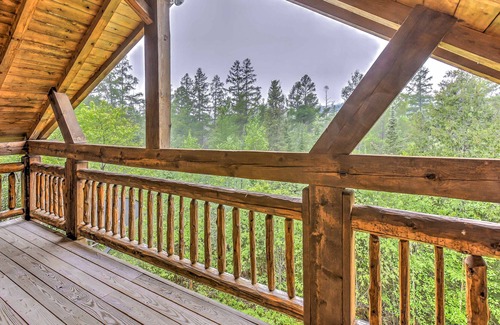 Stambaugh Cabin | Steps to Slopes! Scenic Brule Village Cabin with a Grill