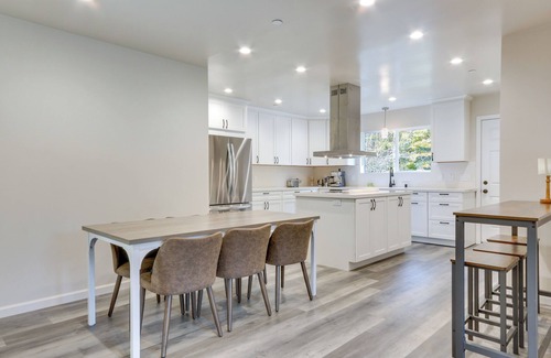 Monte Rio House | Steps to Town & River: Modern Monte Rio Retreat