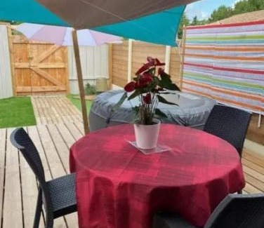 Vendays-Montalivet Ski Chalet | Studio 3 étoiles 20 m2 50 m2 terrasse