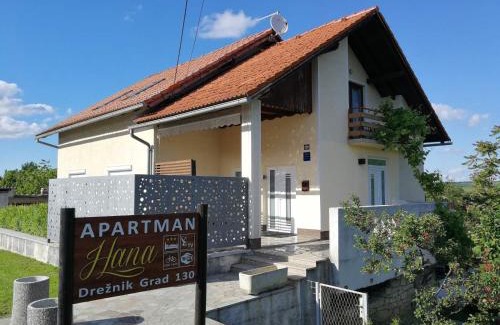 Dreznik Grad Apartment | Studio apartman HANA