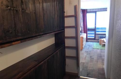 Val Claret Apartment | Studio avec vue montagne et lac à Tignes, balcon, cuisine équipée, TV - FR-1-449-41