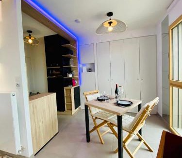 Villette Gare Apartment | Studio BEL MOD Mont d'Or - Belvédère Moderne