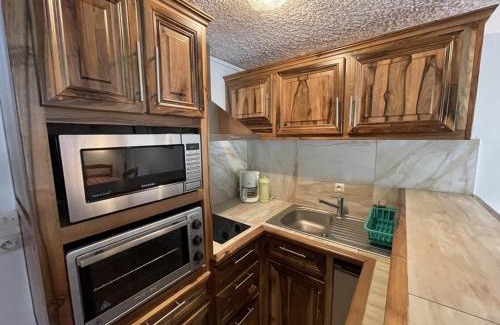 Laveissiere Apartment | Studio-cabine cosy: au pied des pistes, balcon Sud-Est, commerces et patinoire à proximité - FR-1-787-42