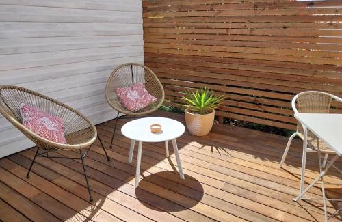 Bidart Apartment | Studio Cocon Enea Bidart, terrasse et parking