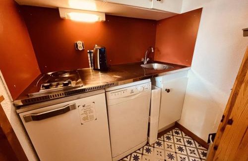Vallandry Apartment | Studio cosy 4 pers avec balcon, proche pistes et centre. Animaux admis. - FR-1-757-129
