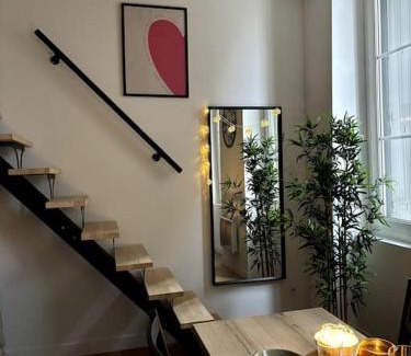 Saint-Roch - Badouillere - Chavanelle Apartment | Studio cosy au cœur de ville, mezzanine -203-