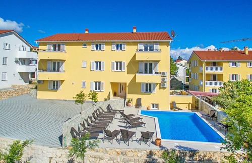 Baska Apartment | Studio flat with air-conditioning Baška, Krk (AS-18785-a)