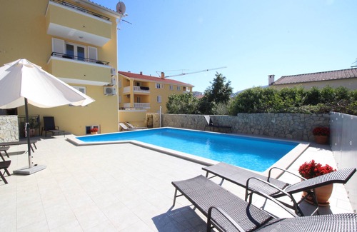 Baska Apartment | Studio flat with air-conditioning Baška, Krk (AS-18785-a)