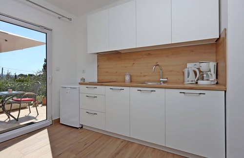 Suha Punta Apartment | Studio flat with terrace Suha Punta, Rab (AS-17239-a)