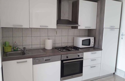 Vinjerac Apartment | Studio mit Klimaanlage und Terrasse