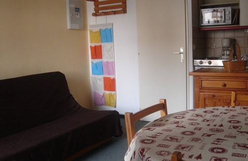 Les Esserts Apartment | Studio Morillon 1100 center of the resort, At the foot of the slopes + Garage