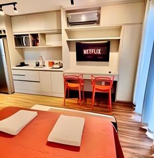Matriz Apartment | Studio Porsche - com piscina aquecida e academia.