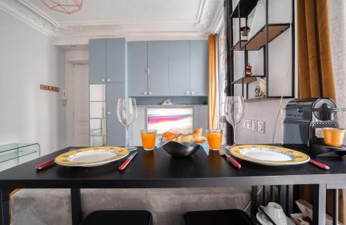 Quartier de la Roquette Apartment | Studio rénové cosy metro Paris 2pers wifi