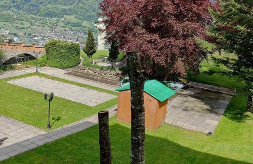 Pizol Apartment | Studio with bathroom and kitchenette