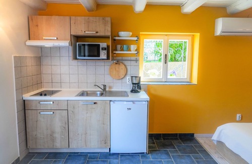 Opatija Villa | Studio with private garage, center, seaview, private terrace