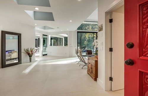 Northwood House | Stunning Contemporary Home, a River Penthouse on Russian River, like No Other!