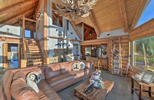 Driggs Cabin | Stunning Driggs Retreat w/Private Hot Tub & Pond!