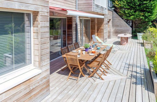 Agon-Coutainville House | Stunning private villa for 12 guests with TV, terrace, pets allowed and parking