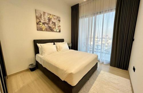 Jumeirah Village Circle Apartment | Stylish 1BR Apartment with Balcony & Cityscape Views in Binghatti Heights