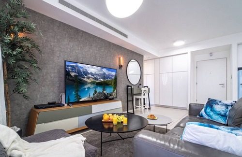 Haifa Apartment | Stylish 1BR Beach-Front Apt w Sea View Balcony