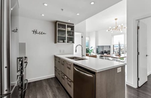 Downtown Eastside Apartment | Stylish 2BR with Panoramic City & Mountain Views!