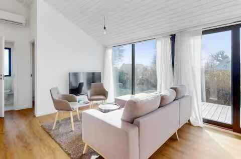 Rodvig Stevns House | Stylish Cottage Near Beach, Cliffs & Harbour