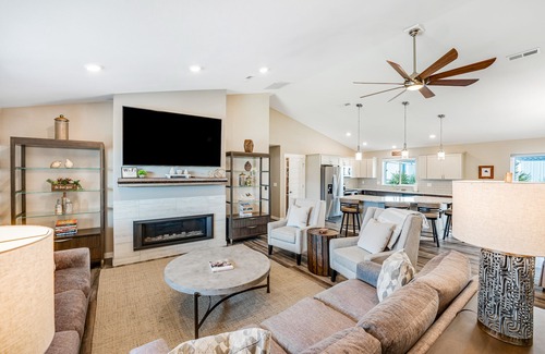 Manson House | Stylish, Dog-Friendly Home w/a Private Pool, Hot Tub, Free WiFi, & Central AC