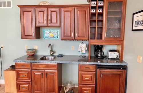 Charlevoix House | Stylish Home with Private Beach Views, Hot tub