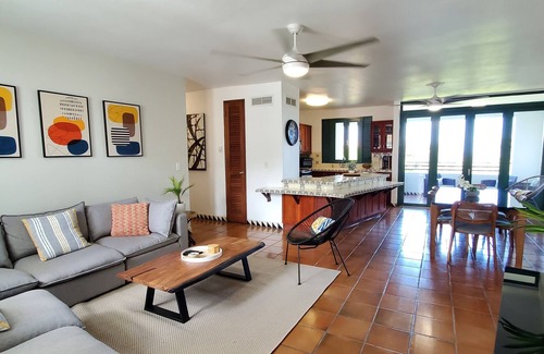 Mameyes II Apartment | Stylish Step-free 4BR-4Bath @ Rio Mar Resort with Generator
