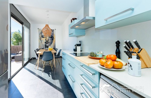 Olivella Villa | Stylish Villa Solaris with Heated Pool, quiet area