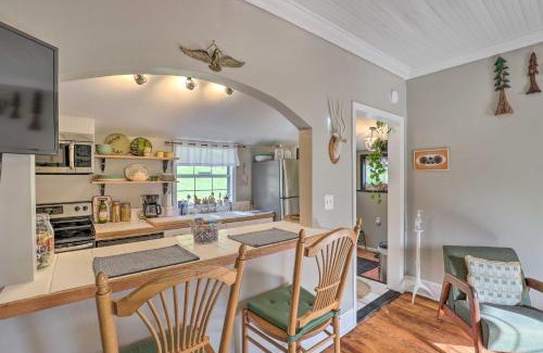 Woodfin House | Stylish Woodfin Home with Backyard and Fire Pit