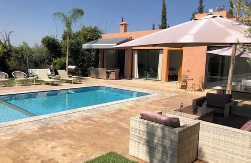 Tameslouht House | Sublime Villa "Palm" Sur Route d 'Amezmiz