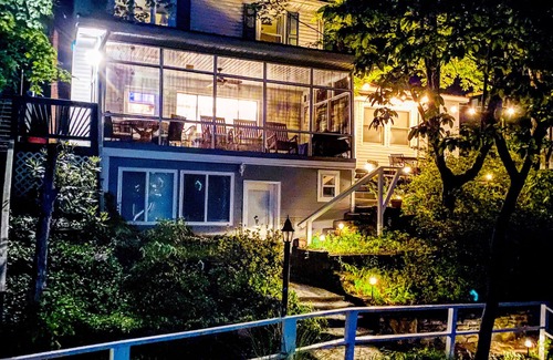 Lake Lure Cottage | Summer Specials! Best Waterfront on Lake Lure. Family Fun!