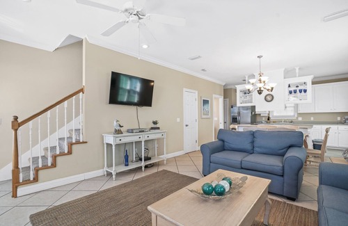 Lullwater Beach House | Summer Towne 7 - Beach only 150 Steps Away! Pet Friendly, Pool, Free Golf Incl