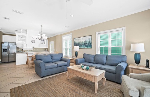 Lullwater Beach House | Summer Towne 7 - Beach only 150 Steps Away! Pet Friendly, Pool, Free Golf Incl