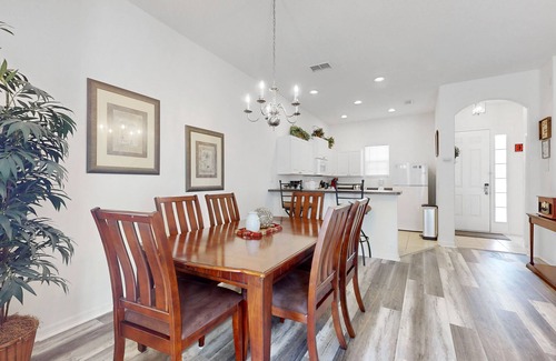 Tuscan Hills House | Sunny home with pool, lanai, foosball, fast WiFi & washer/dryer
