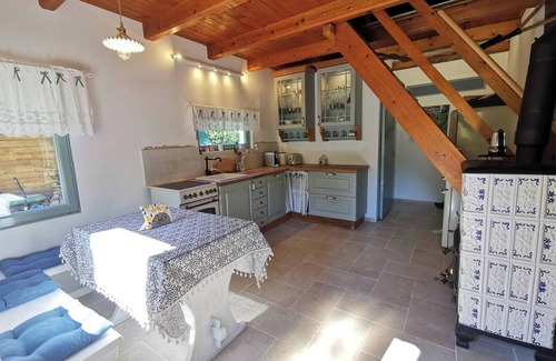 Petrov Ski Chalet | Sunny wooden house on creek, 30 minutes Prague