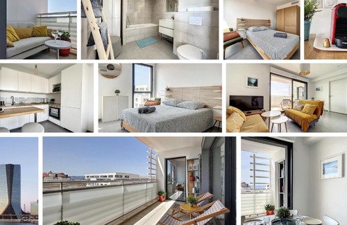 La Joliette Apartment | Sunrise du Panier - Climatisation & Central - Les Frères de la Loc'