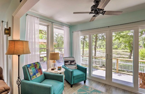 Sea Trail House | Sunset Beach Home with Lake Views, 3 Mi to Coast