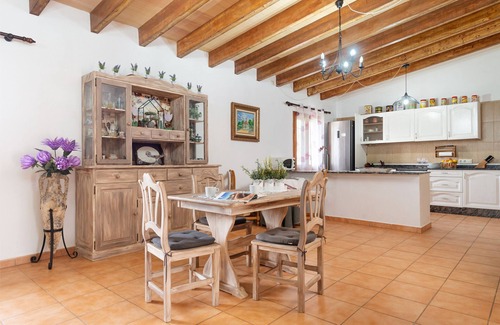 Llubi Villa | Sunset Finca Son Sitges - Finca with fenced swimming pool, children's playground and barbecue area