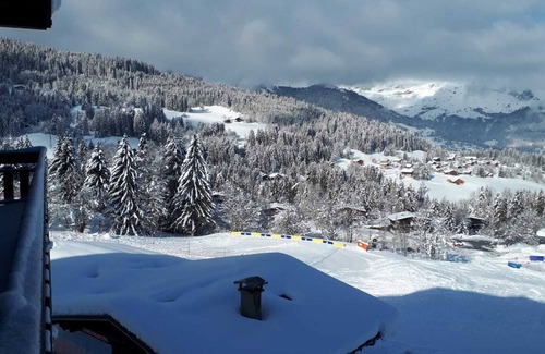 Combloux Apartment | Superb 4-person studio at the foot of the ESF slopes